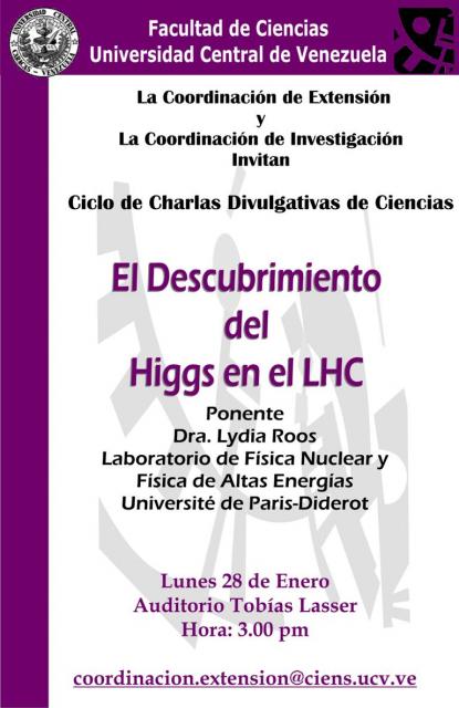 Afiche Higgs at LHC